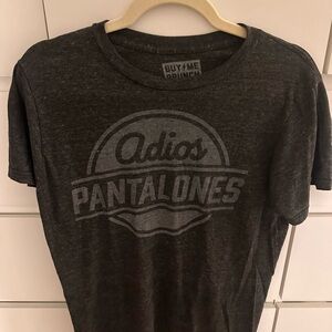 Adios Pantalones Gray Graphic Tee